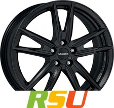 Dezent KF black 6.5x17" ET45 LK5 114.3 ML 60.1 Alufelgen 17 Zoll