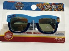 Nickelodeon PAW Patrol Chase Boys Blue Square Sunglasses Green Tinted UV SG4857