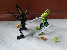 LEGO BIONICLE Stars Skrall 7136  Gresh 7117 Complete READ DESCRIPTION Damage!