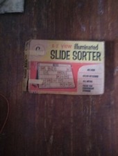 Vintage Logan E-Z View Illuminated Slide Sorter 1055 Hold 40 Slides EXC In Box