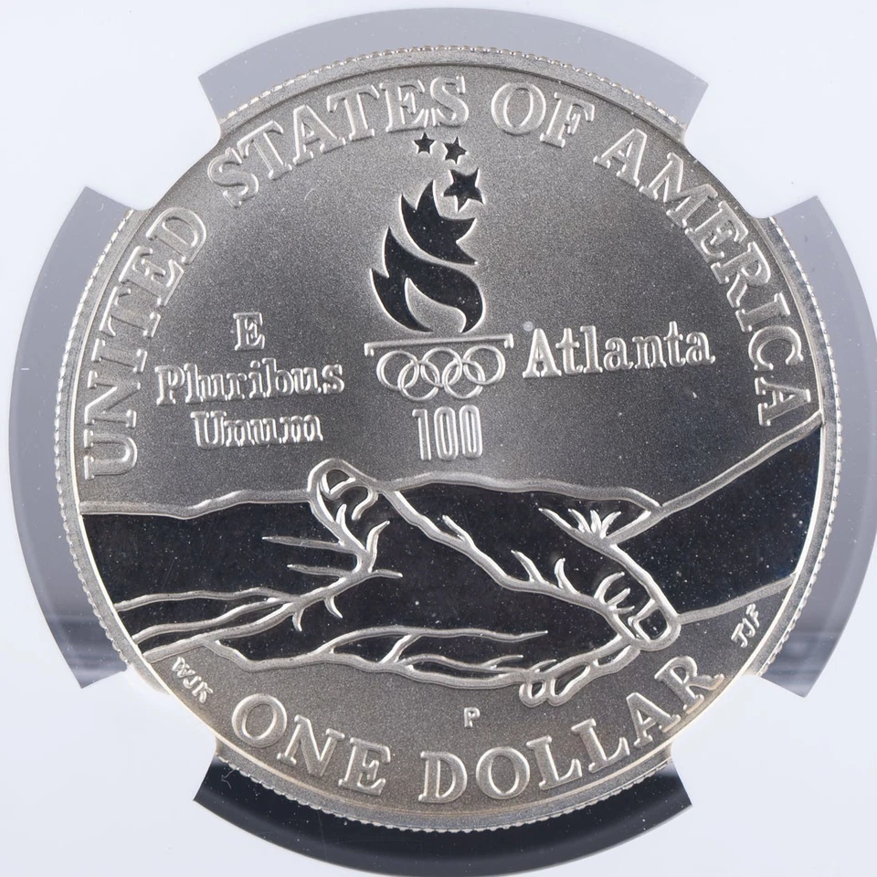 Certified 1995-P Silver $1 NGC PF69 Ultra Cameo Paralympics  - Image 4 of 4