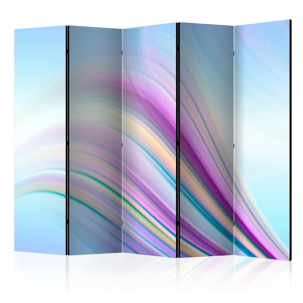 Paravent isolant visuel 5 volets rainbow abstract background contre le vis-à-vis 225cm