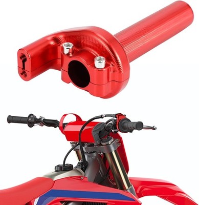 Red Throttle Grip Fit For YZ250 YZ450 CRF150 CRF250 CRF450 KX250 KLX450 TRX450
