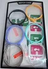 6-Pack Colorful Watch Cases for Galaxy Watch 6 44mm + Screen Protectors