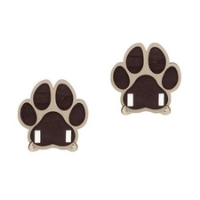 2 PCS Wooden Pet Desktop Frame Paw Photo Lightweight Dog Picture