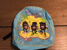 Vintage 1988 The California Raisins Kids Backpack School Book Bag Calrab