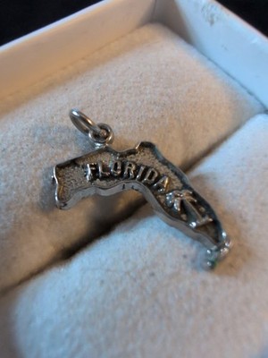 Sterling Silber 925 Florida Charm Strandliebhaber Ferienhausbesitzer