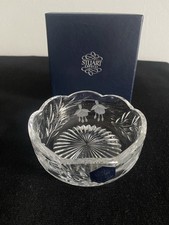 Vintage Boxed Stuart Crystal 4 Inch Cascade Dish In Original Box