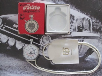 VINTAGE STOPWATCH HONORS APOLLO SPACE PROGRAM BY ARISTO, SWISS MADE AND WORKING