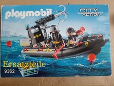 Playmobil 9362 City Action SEK Schlauchboot - Ersatzteile-Zubeh&ouml;r-Einzelverkauf