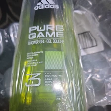 Adidas Pure Game Coty Shower Gel 13.5 Oz (M) - 3pk In Box
