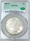 1892-O Morgan Silver Dollar CACG AU55 Frosty Bright PQ New Holder #J298