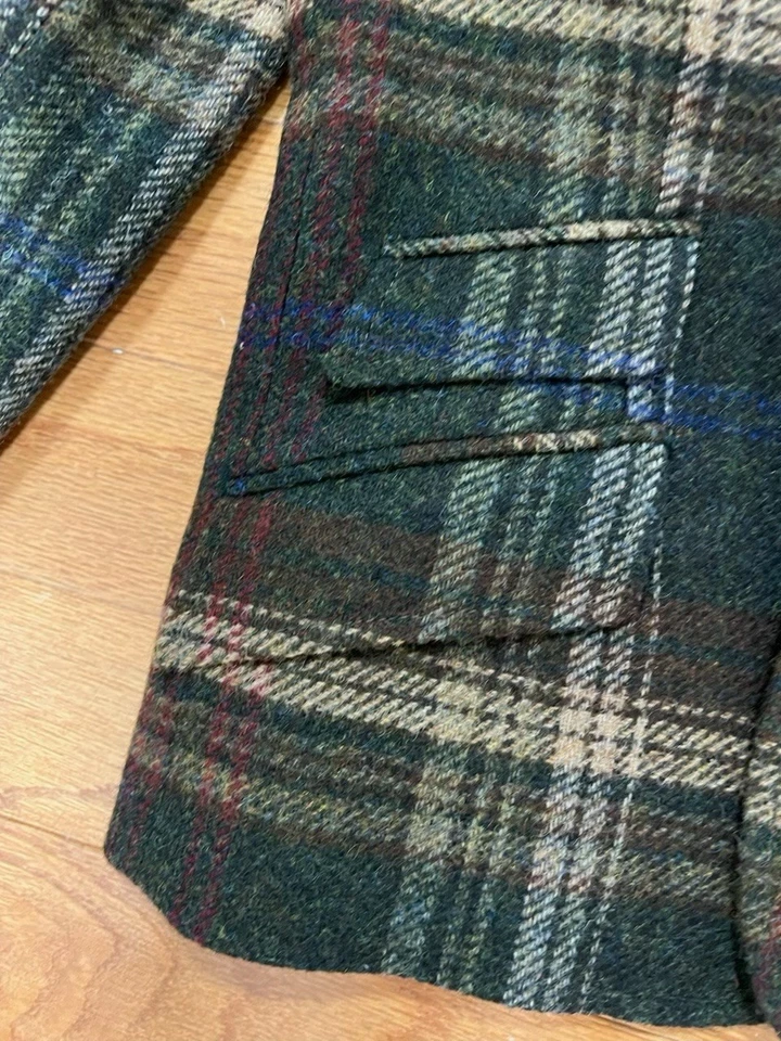 Polo By Ralph Lauren Plaid Blazer Size 4 - Image 3 of 4