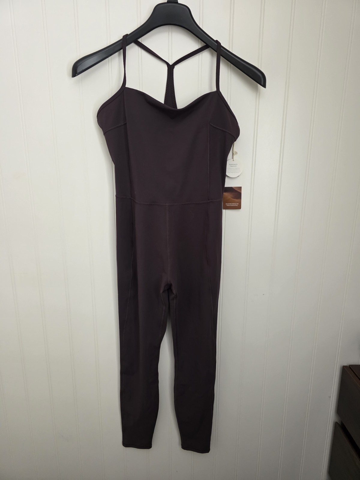 Vuori Bondi Jumpsuit color Sangria, Size Women's M