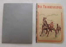 Altes Spiel  - Das Trabrennspiel  -  Pferderennen - mit Schuber