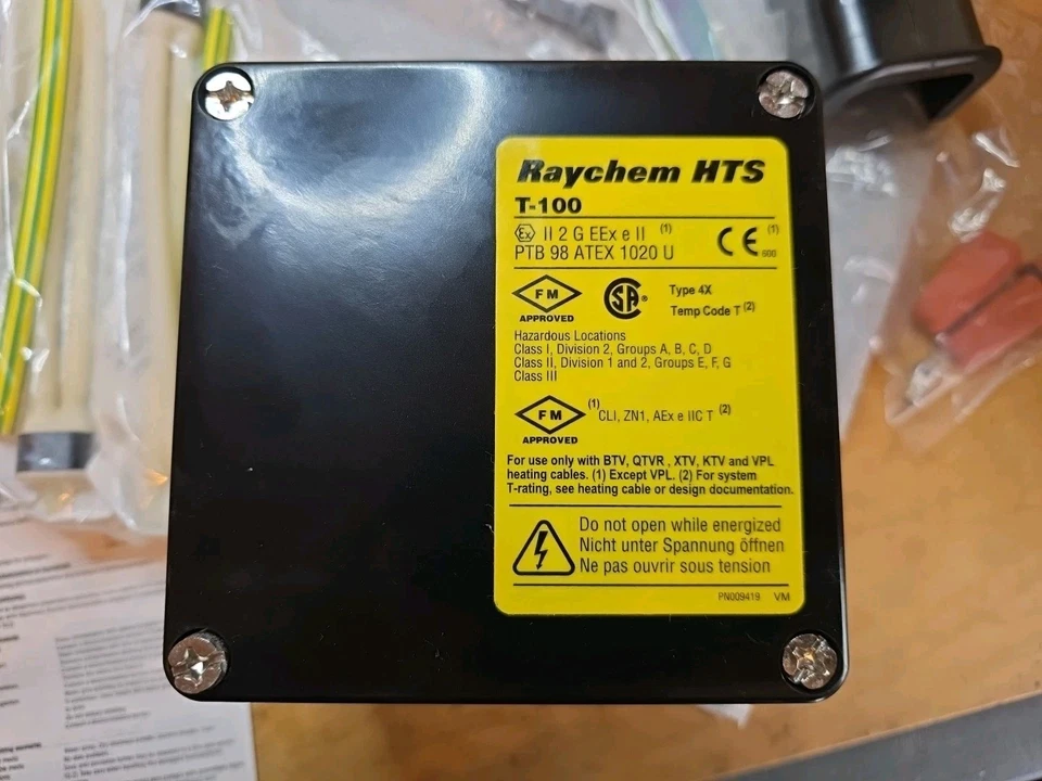 Tyco Thermal Control Raychem T-100, 447379-000, Splice & Tee Kit Hazardous Loc - Image 3 of 4