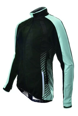 Funkier Tacona WJ-1324 Ladies Softshell Jacket in Black/Mint - X-Small, Funkier - Imagen 1 de 4