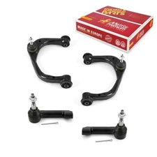 Front Upper Control Arm & Outer Tie Rod End Kit for Ford F-150 XLT Lariat 4WD