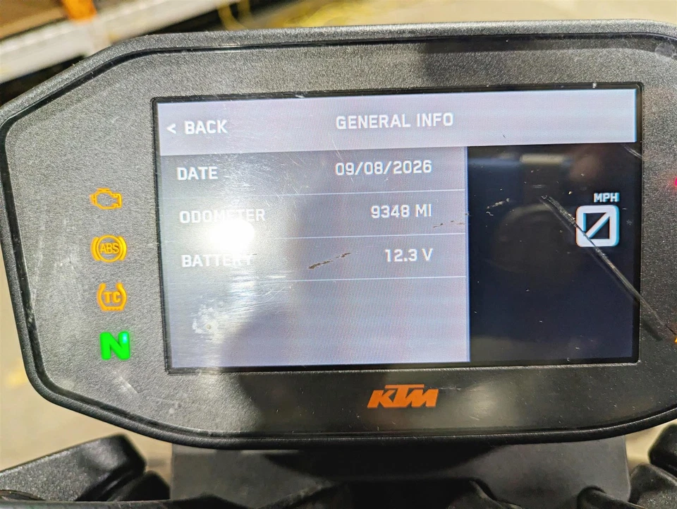 2022 KTM Duke 890 R Speedometer Gauge Instrument Cluster Dash 9K 64114069100 - image 2 of 4