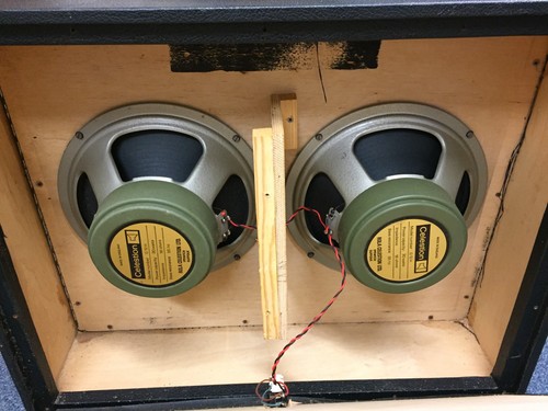 Marshall 1973 JMP 2x12 Speaker Cabinet Model #2045 w/ original cover - Picture 12 of 14