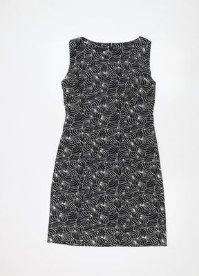 AB Studio schwarzes Etuikleid für Damen Größe 10
