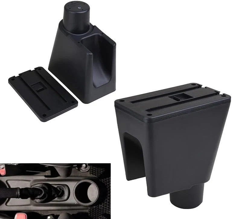 Apoyabrazos de doble capa para Chevrolet Spark III 3 2011-2016 portavasos carga rápida Foto 2 de 4