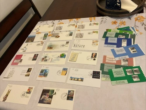 ISRAEL-(-2001-)-lot of 17-FDC'S of Israel Postal History & BULLETINS-# 95