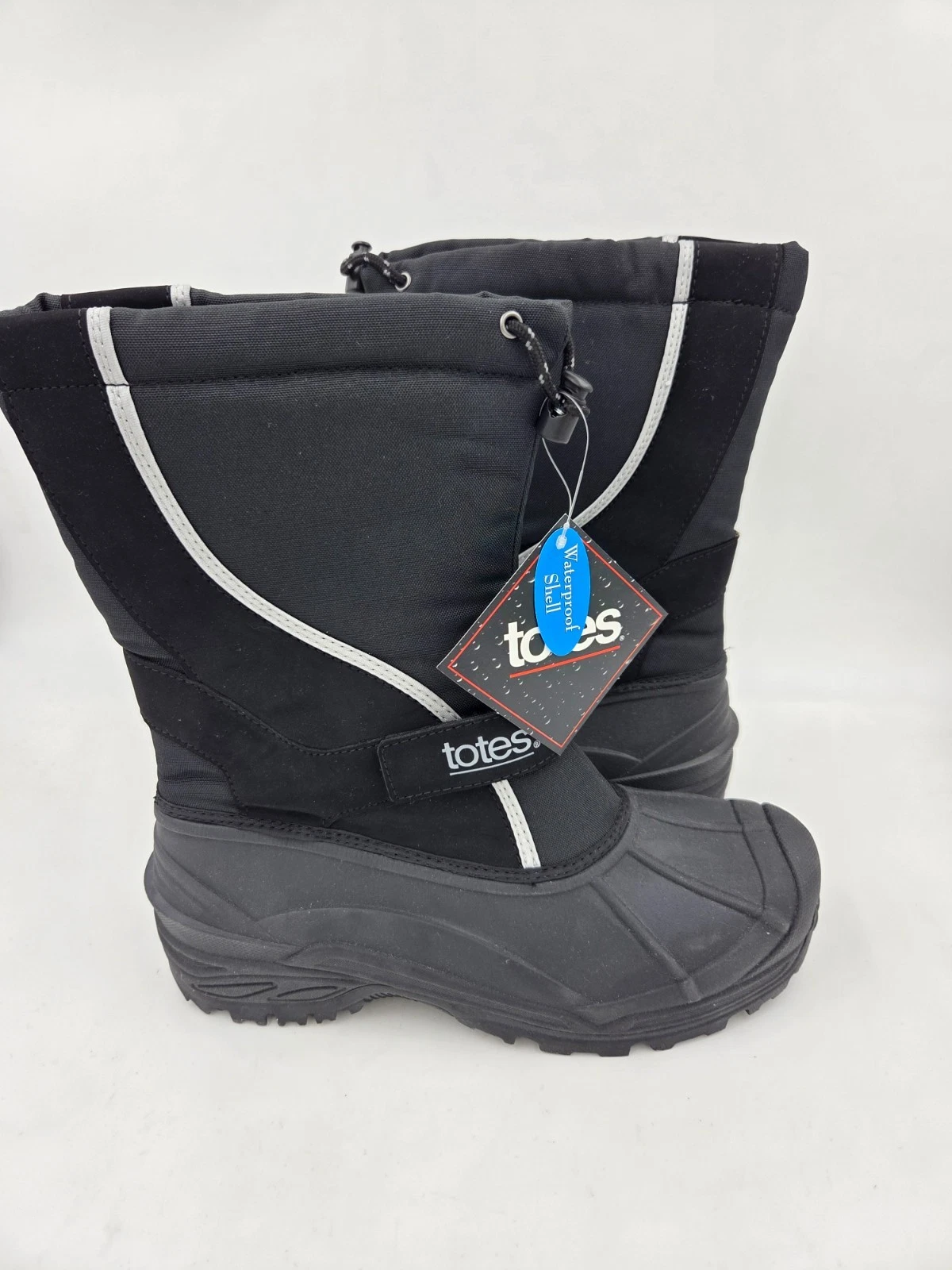Totes Will Men's Waterproof Winter Snow Boots 11M 11 Black Thermolite Lining
