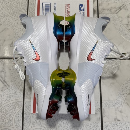 New Nike Force Trout 9 Pro MCS Baseball Cleats White Men’s Size 11.5 FB2908-106 - Picture 4 of 9
