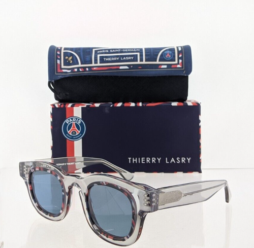 Brandneue authentische Thierry Lasry Sonnenbrille 850 Paris Saint Germain 45 mm Gestell - Bild 3 von 7