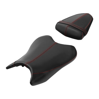Black Rider Driver & Passenger Seat Fit For Yamaha YZF R6