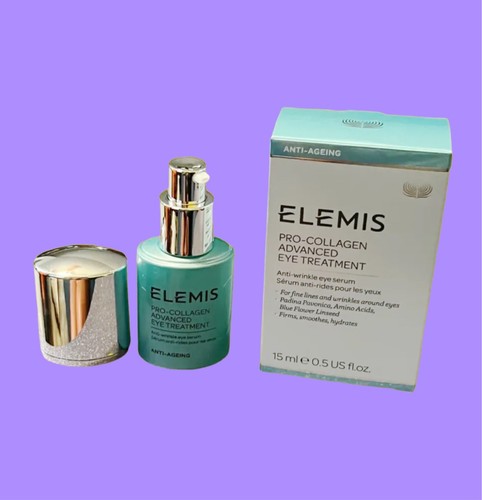 Casa rodante ELEMIS Pro-Collagen Advanced Anti-Envejecimiento Tratamiento de Ojos suero 0,5 fl oz nuevo en caja $75 - Imagen 10 de 18