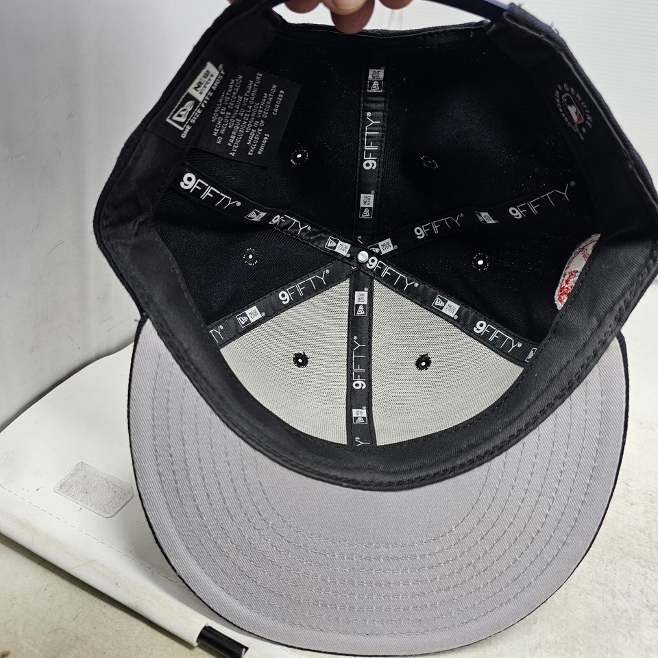 New York Yankees Hat Cap Snapback Black Logo New Era MLB Baseball eBay