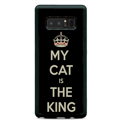 My Cat Is The King Kitty Case Cover Samsung Galaxy Note 20 Ultra 10 Plus 9 8