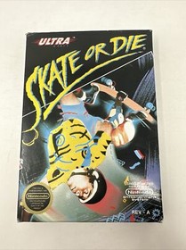 Nintendo NES Skate Or Die gioco CIB completo ottime condizioni 