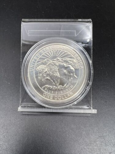 1999 P $1 Yellowstone National Park Silver Commemorative Dollar Coin GEM BU - Picture 3 of 4