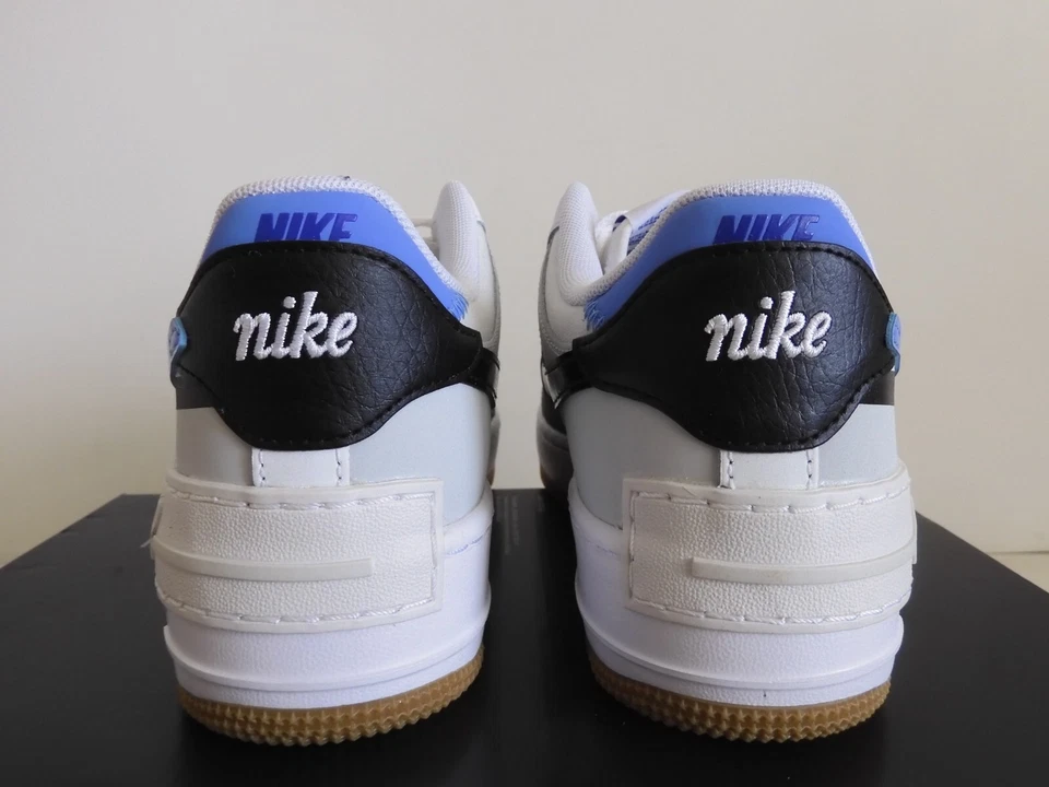 Nike Air Force 1 Af1 Sombra Blanco-Pulso Real-Negro Mujer Talla 8 [DZ1847-109] Foto 4 de 4