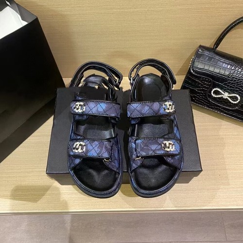 Women Summer Flat Sandals Letter C Casual Beach Fashion Shoes UK Size 3-7 Gift - Picture 20 of 27
