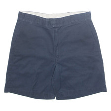 DICKIES Mens Chino Shorts Blue L W36