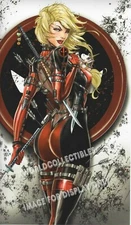 LADY DEADPOOL GWEN ART PRINT  ~ SIGNED JAMIE TYNDALL 11X17