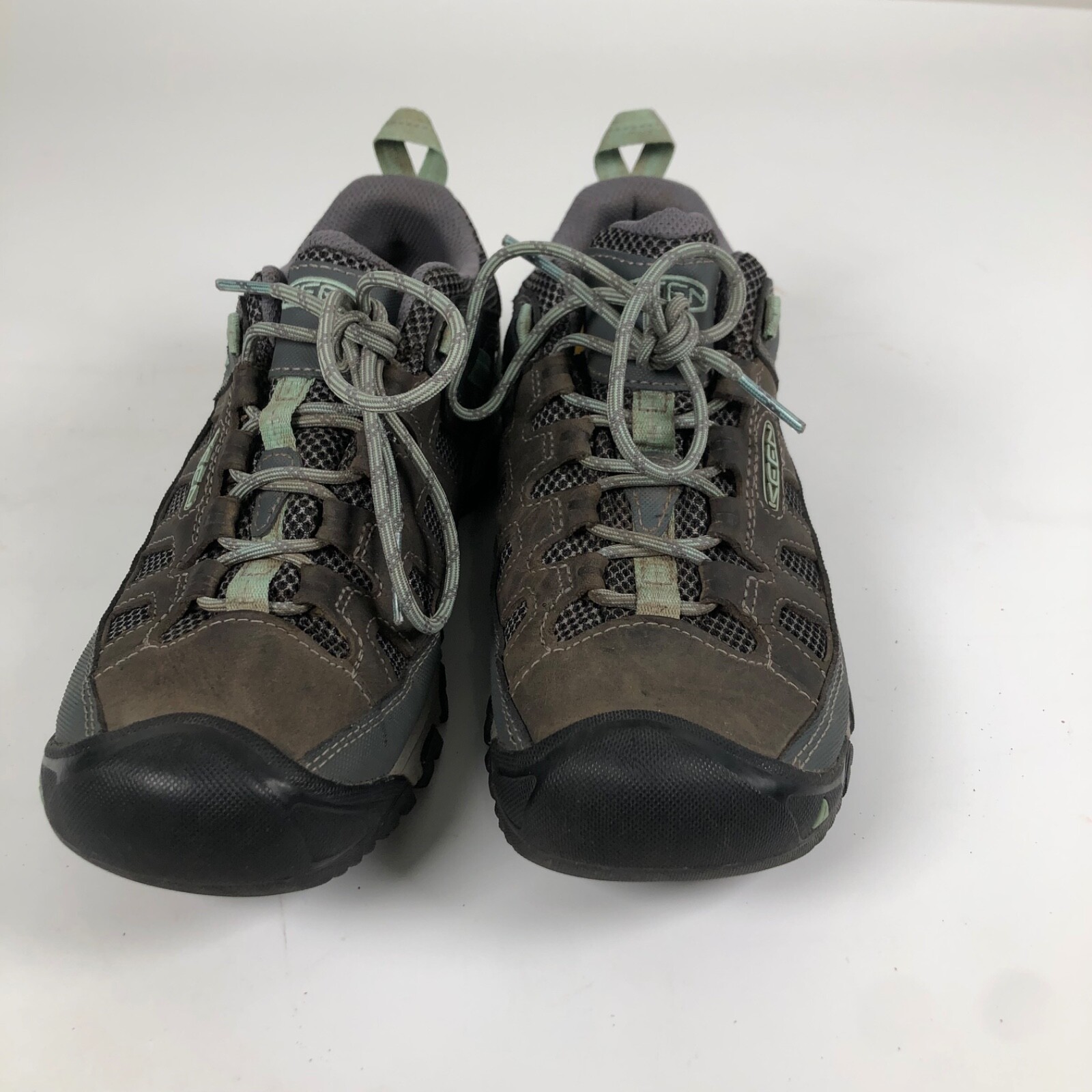 Scarpe casual Keen Targhee da donna taglia 9 US 39 5 grigie in pelle a rete escursionismo trail