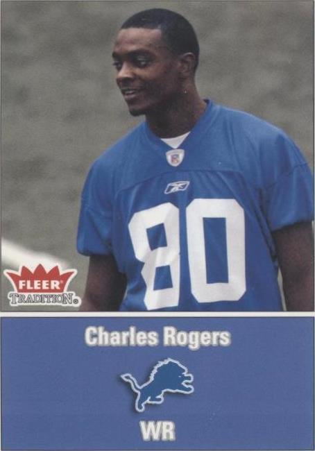 2003 Fleer Tradition Charles Rogers #276 - 1 of 2