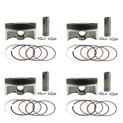 #ad #ad 4 Sets Piston amp; Piston Rings Kit for Honda CBR1000RR 2004 2007 STD Bore 75mm $166.40