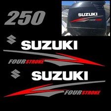 Suzuki 250 hp FourStroke Outboard Decal Kit R...