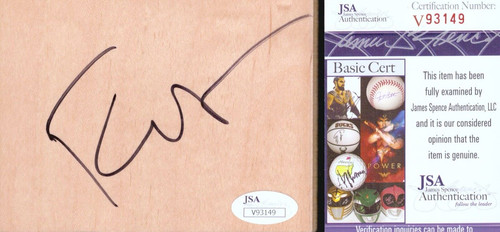 FRANCIS FORD COPPOLA Signed Autograph 4x5 Floorboard Wood JSA COA The Godfather