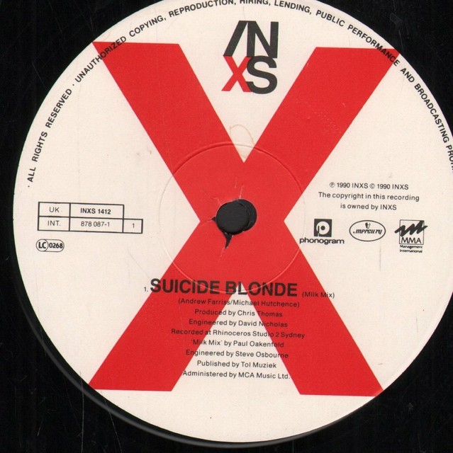 Inxs Suicide Blonde Official Video