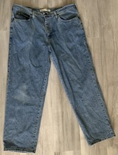 Lee Jeans Men's 38x30 Blue Denim Straight Leg Relaxed Fit Cotton Vintage 90's