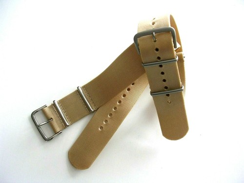 NATO strap TAN Ballistic nylon military Mil Spec MoD G10 watch band USA ship - Picture 9 of 14