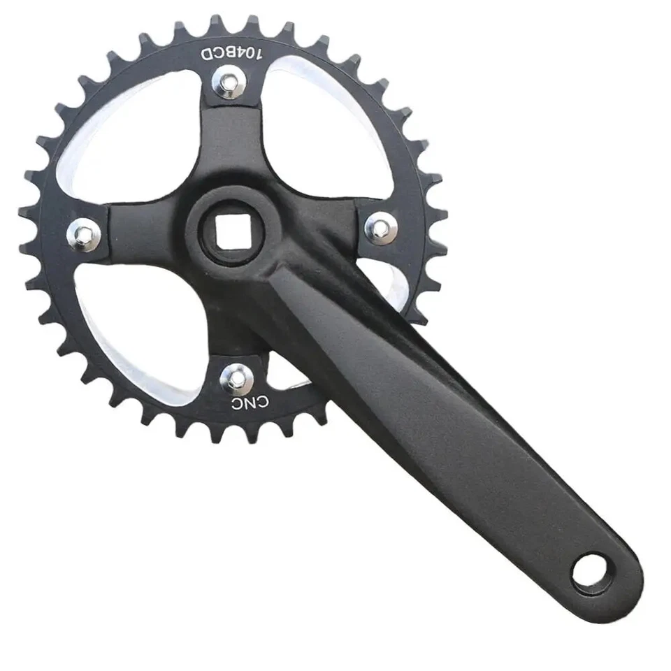 Juego de bielas para bicicleta MTB 152/165/170 mm brazo de biela para bicicleta 30T 32T 34T 36T 38T plato Foto 4 de 4