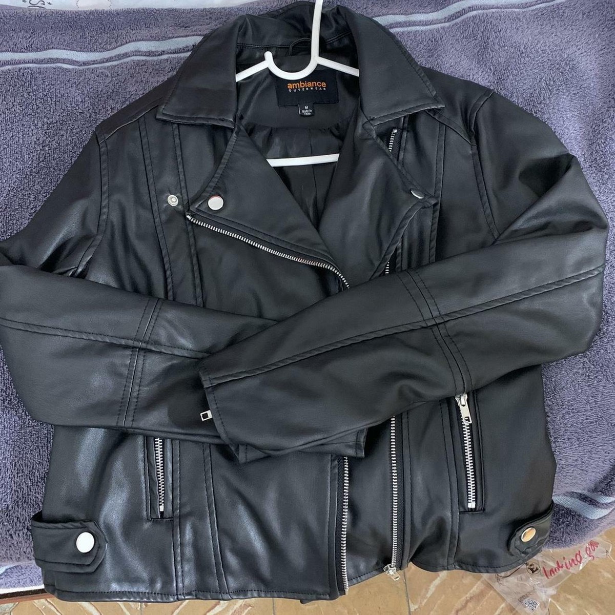 Ambiance Outerwear - Leather Jacket Faux Leather Biker | eBay Ambiance Outerwear - Leather Jacket Faux Leather Biker | eBay